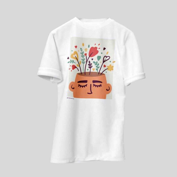 Printed White T-shirt